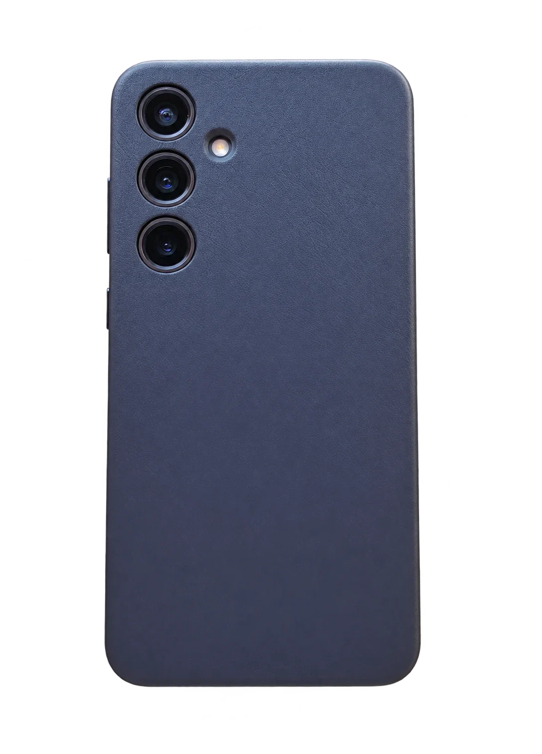 Samsung Galaxy S24+, Rückansicht in dunkler Schutzhülle