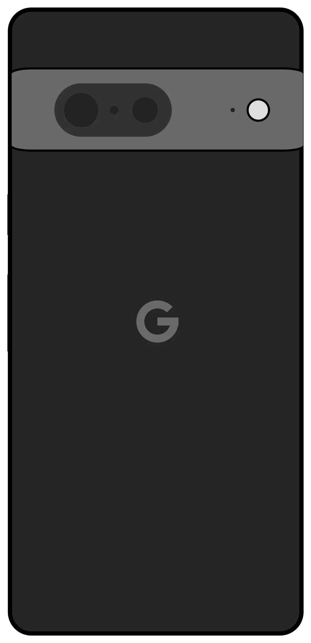 Google Pixel 7, Rückansicht