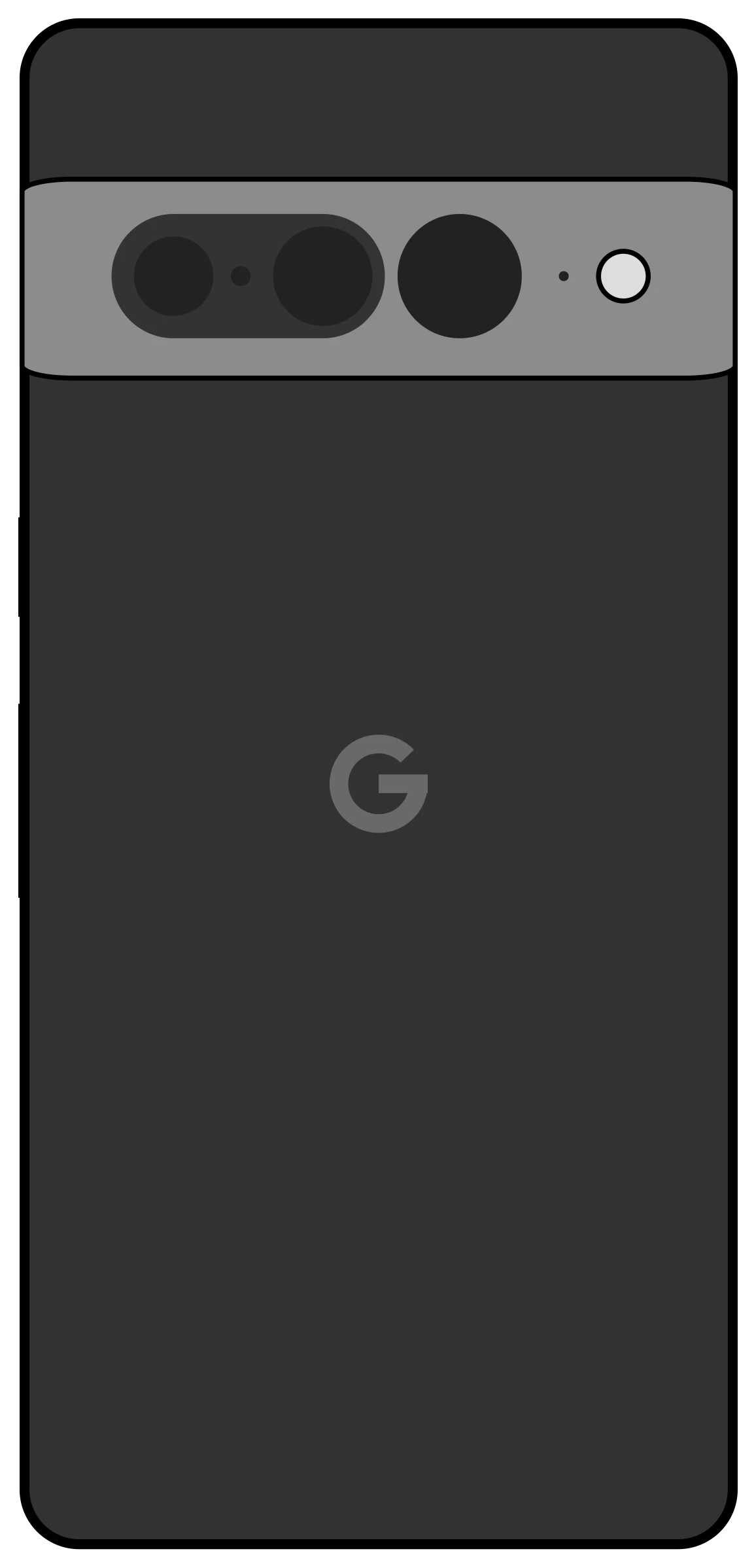 Google Pixel 7 Pro, Rückansicht