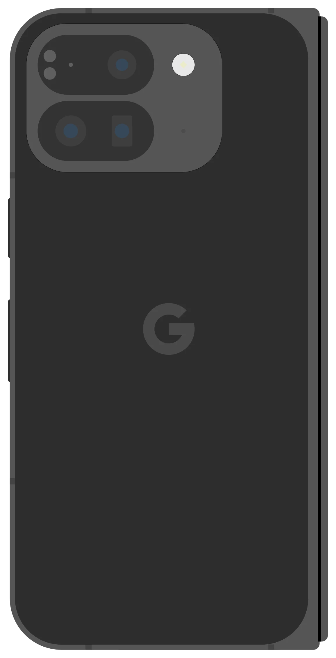 Google Pixel 9 Pro Fold, Rückansicht