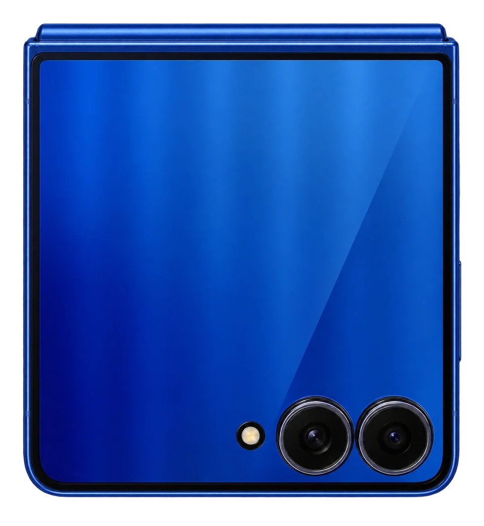Galaxy Z Flip 7, geschlossene Rückansicht