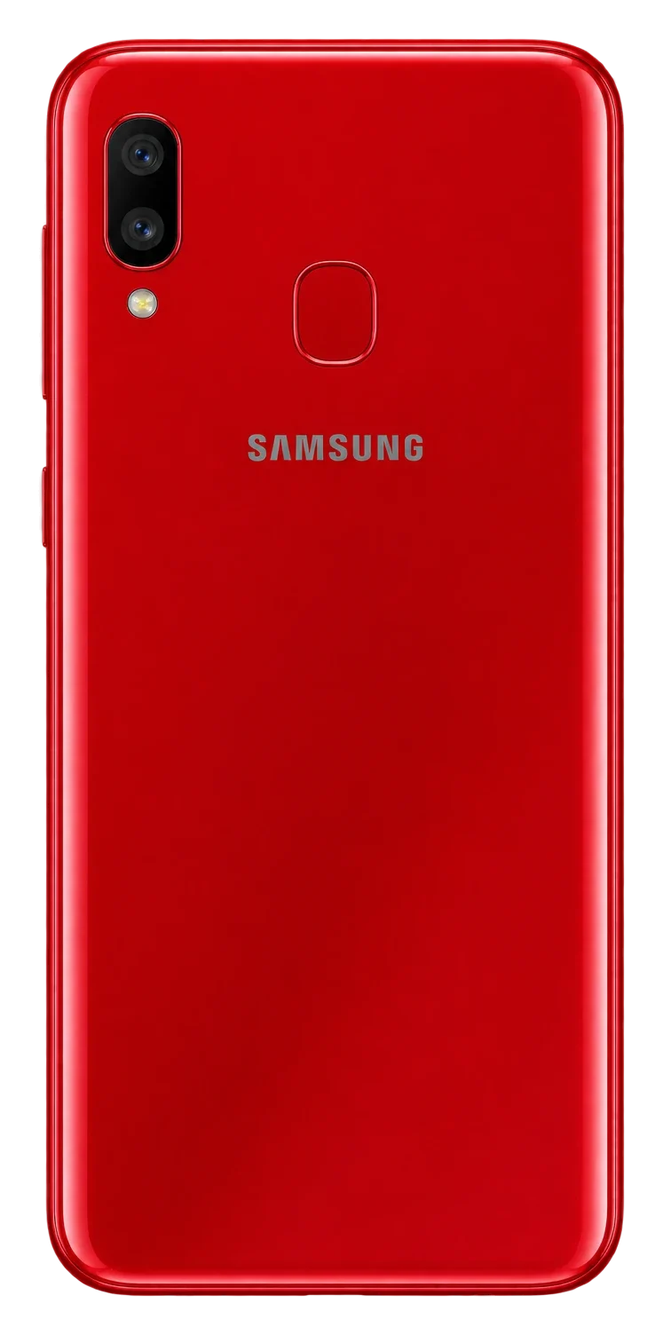 Galaxy A20, Rückansicht