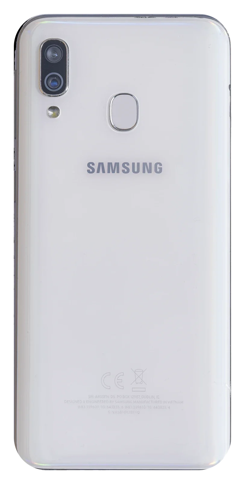 Galaxy A40, Rückansicht